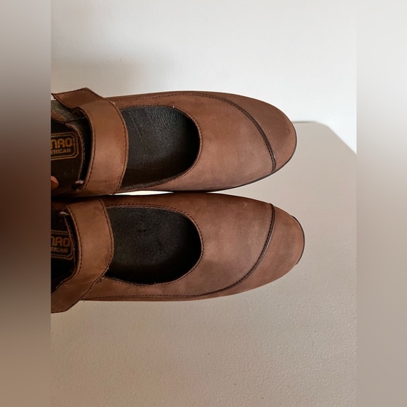 Munro American Alpine Nubuck Leather Mary Jane Shoes Size 9 - Picture 3 of 7